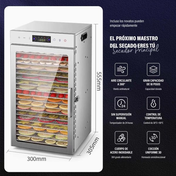 Transforme Alimentos em Saúde com a Desidratadeira Premium!